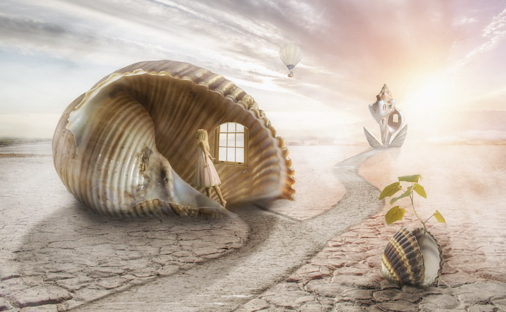 person having a lucid dream