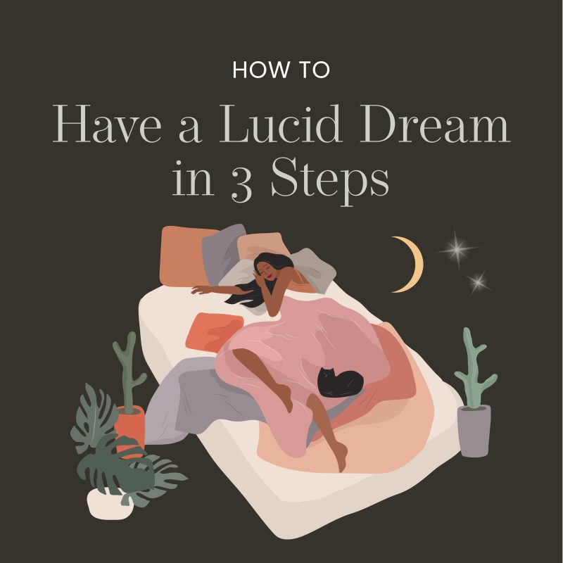 how to have a lucid dream in 3 steps