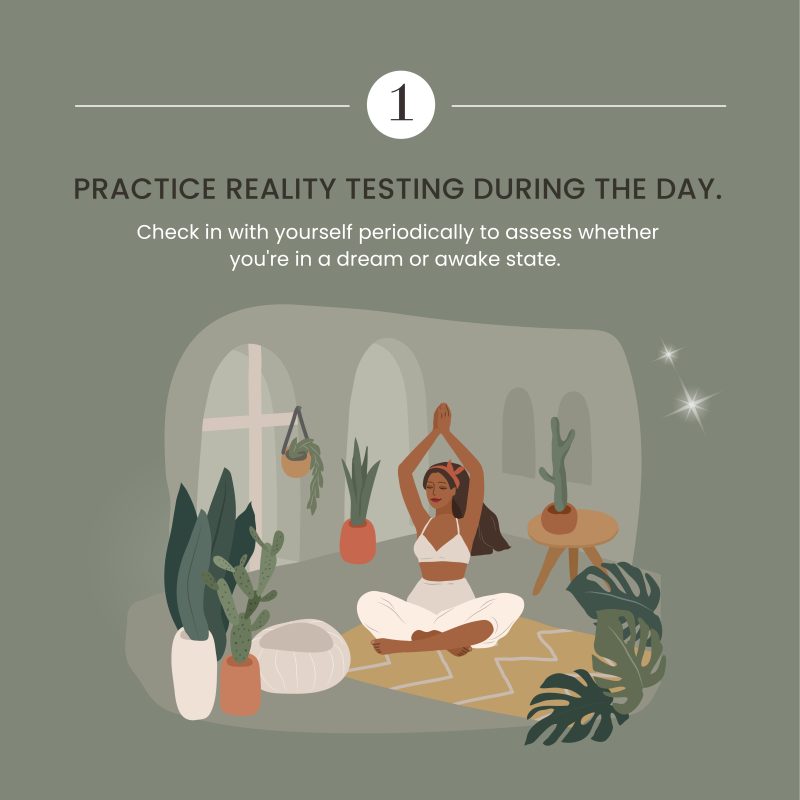 how to have a lucid dream: reality check