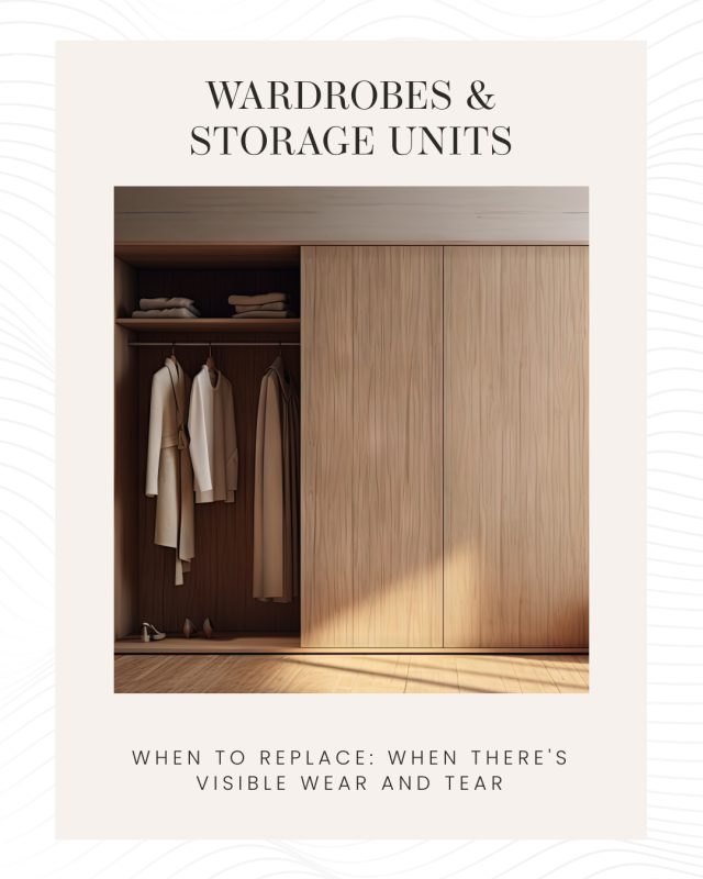 when to replace wardrobes and storage units