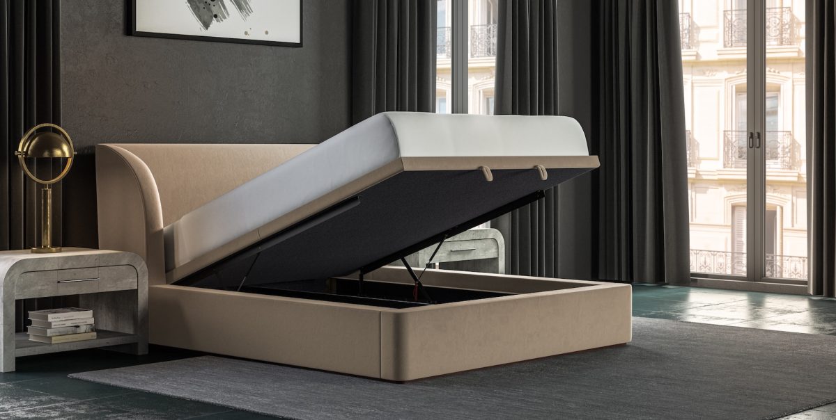 saatva cassis storage bed