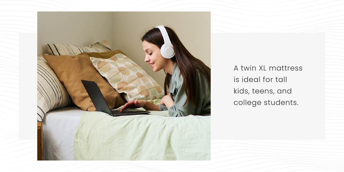 twin xl mattress dimensions infographic