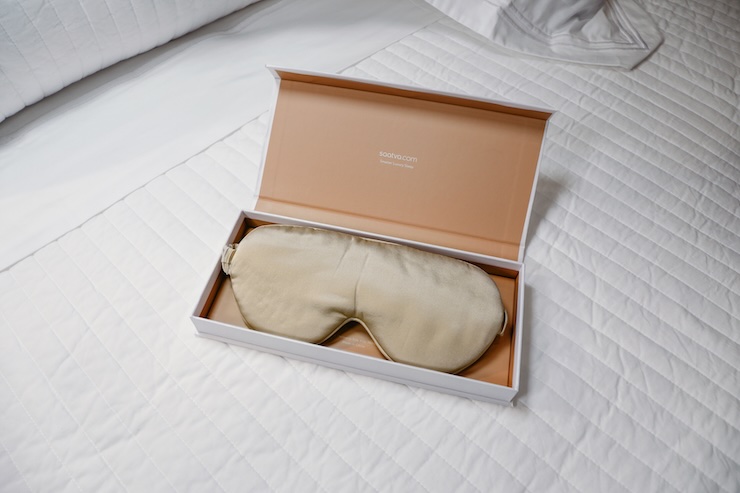 Saatva Weighted Silk Eye Mask